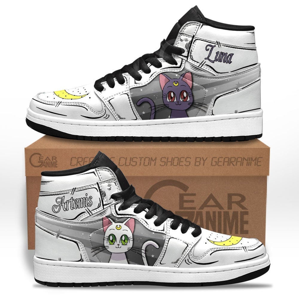 Ideafootwear Luna&Artemis AJ1 High Sneakers Shoes For Men And Women