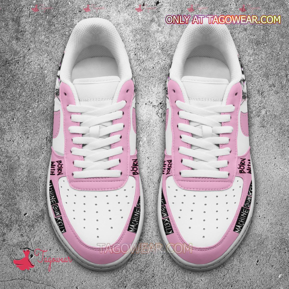Ideafootwear Machine Gun Kelly Air Low-Top Sneakers Shoes For Men And Women 3