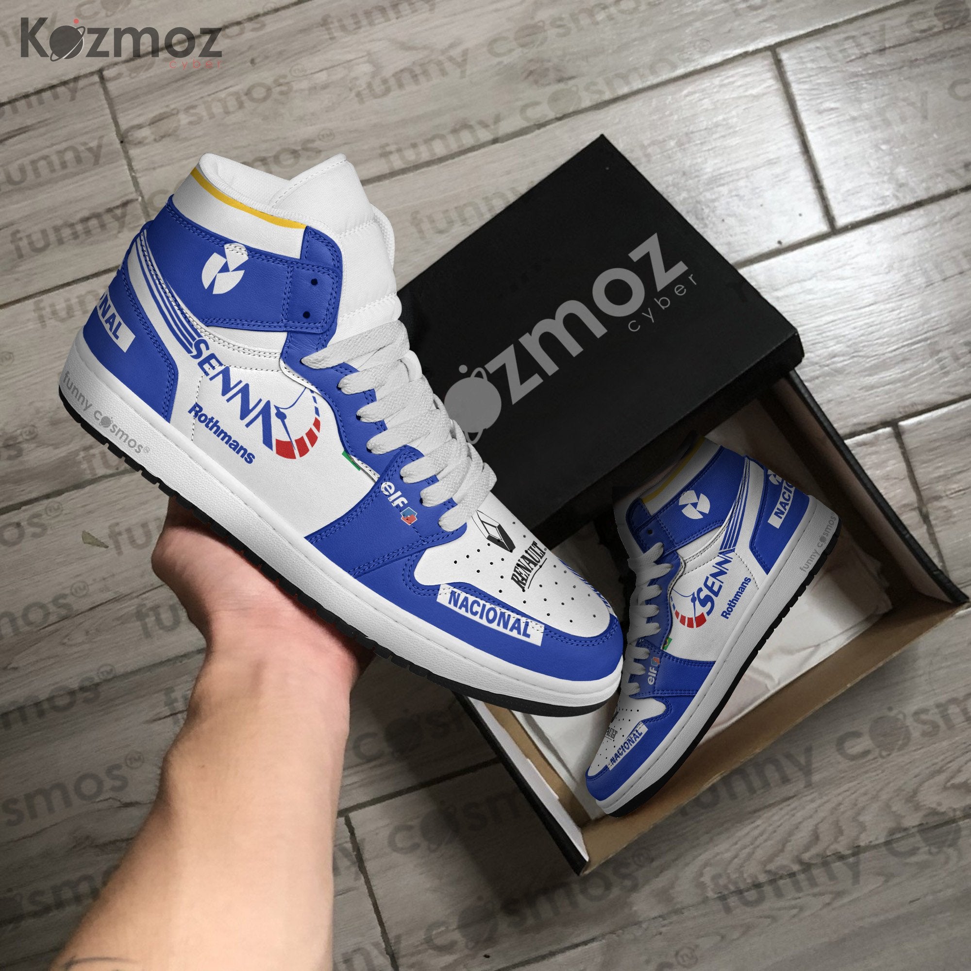 Ideafootwear Magic Senna Williams AJ1 High Sneakers Shoes For Men And Women