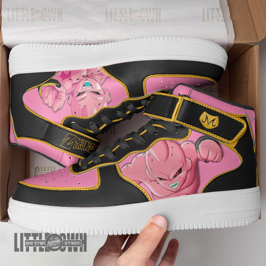Ideafootwear Majin Buu AJ1 High Sneakers Shoes For Men And Women