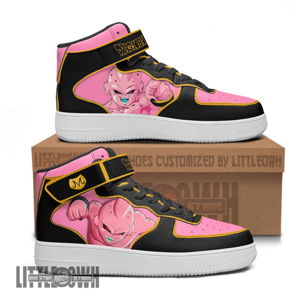 Ideafootwear Majin Buu AJ1 High Sneakers Shoes For Men And Women