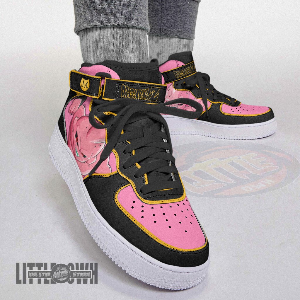 Ideafootwear Majin Buu AJ1 High Sneakers Shoes For Men And Women