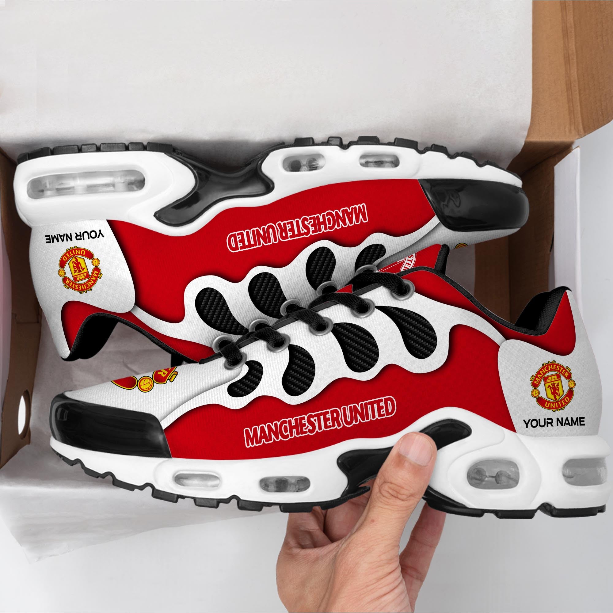 Ideafootwear Manchester United TN Shoes Sneakers For Men And Women