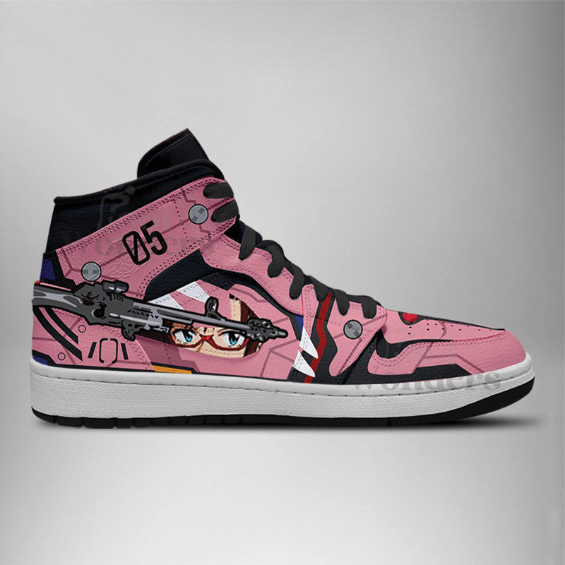 Ideafootwear Mari Makinami AJ1 High Sneakers Shoes For Men And Women