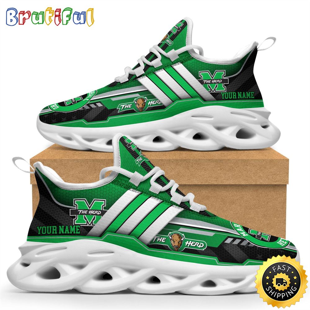 Ideafootwear Marshall Thundering Herd Max Soul Shoes Sneakers For Men And Women