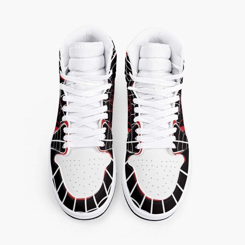 Ideafootwear Marvel Spiderman AJ1 High Sneakers Shoes For Men And Women