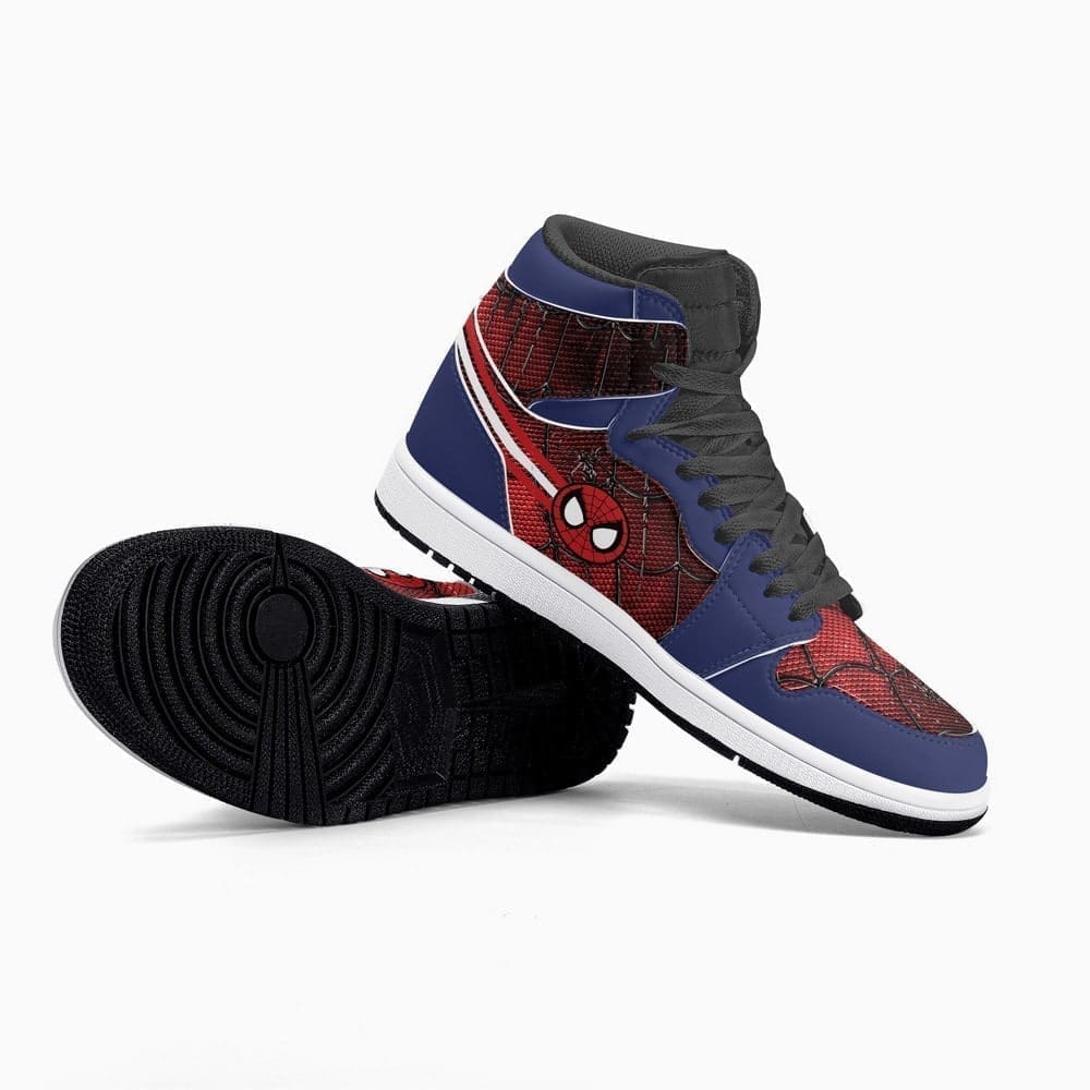 Ideafootwear Marvel Spiderman AJ1 High Sneakers Shoes For Men And Women