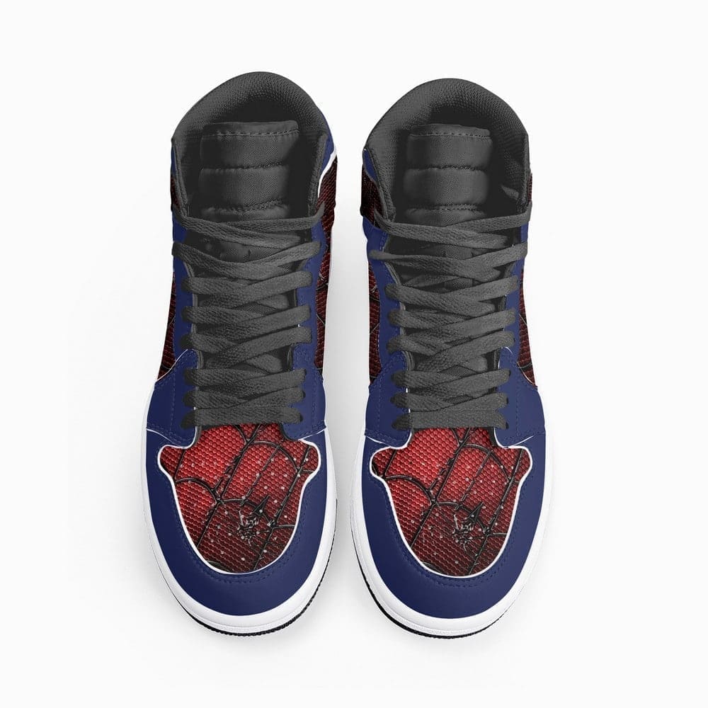 Ideafootwear Marvel Spiderman AJ1 High Sneakers Shoes For Men And Women