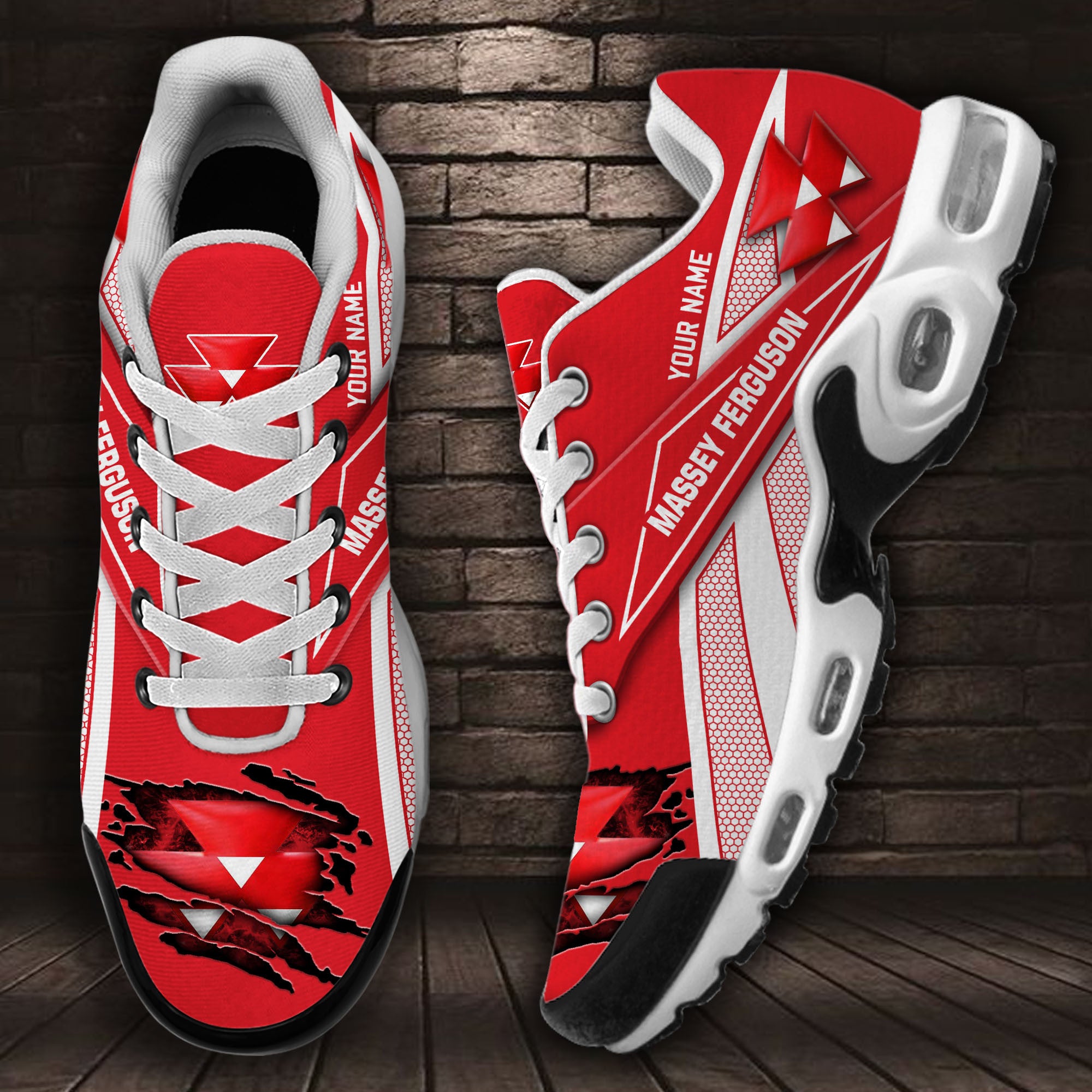 Ideafootwear Massey Ferguson TN Shoes Sneakers For Men And Women