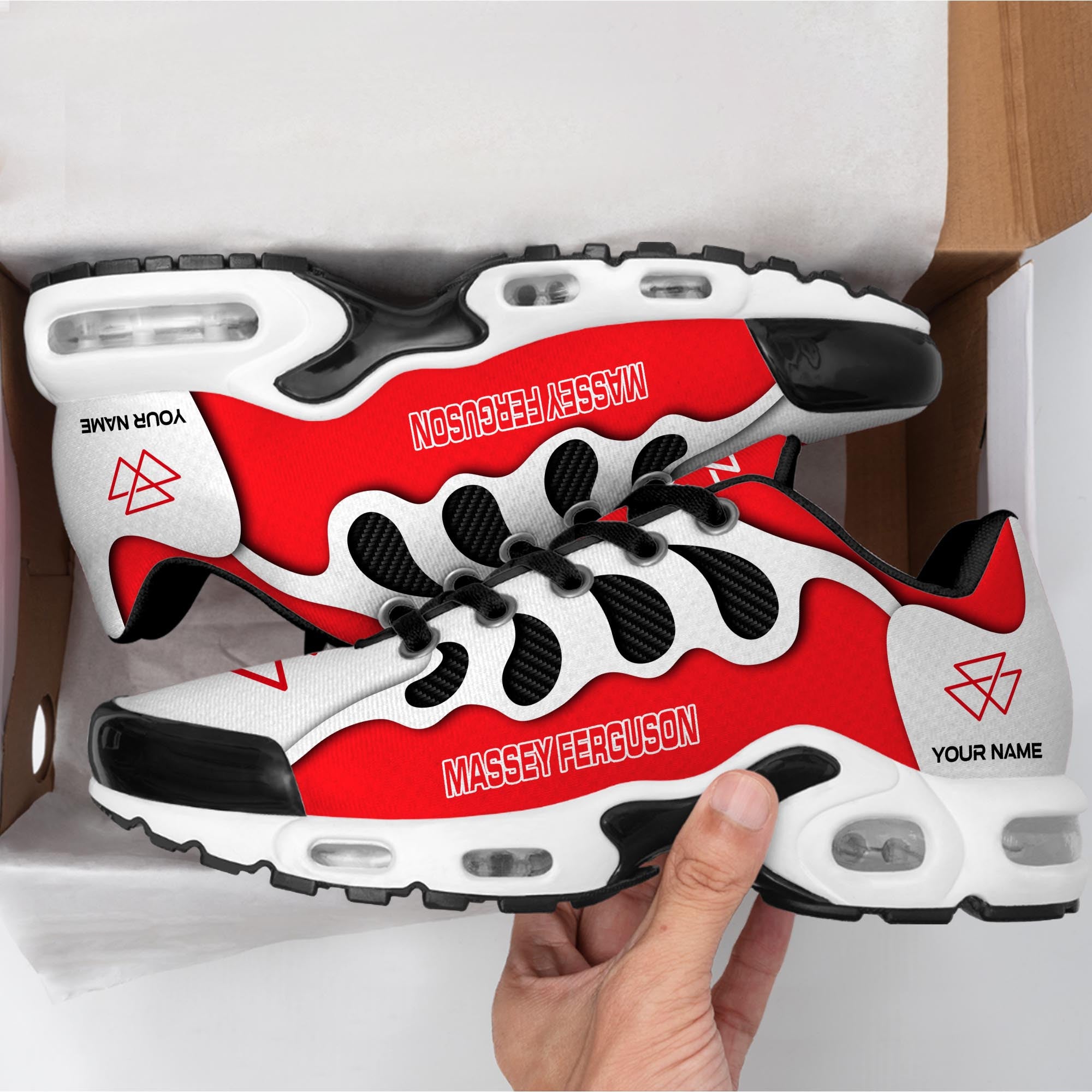Ideafootwear Massey Ferguson TN Shoes Sneakers For Men And Women