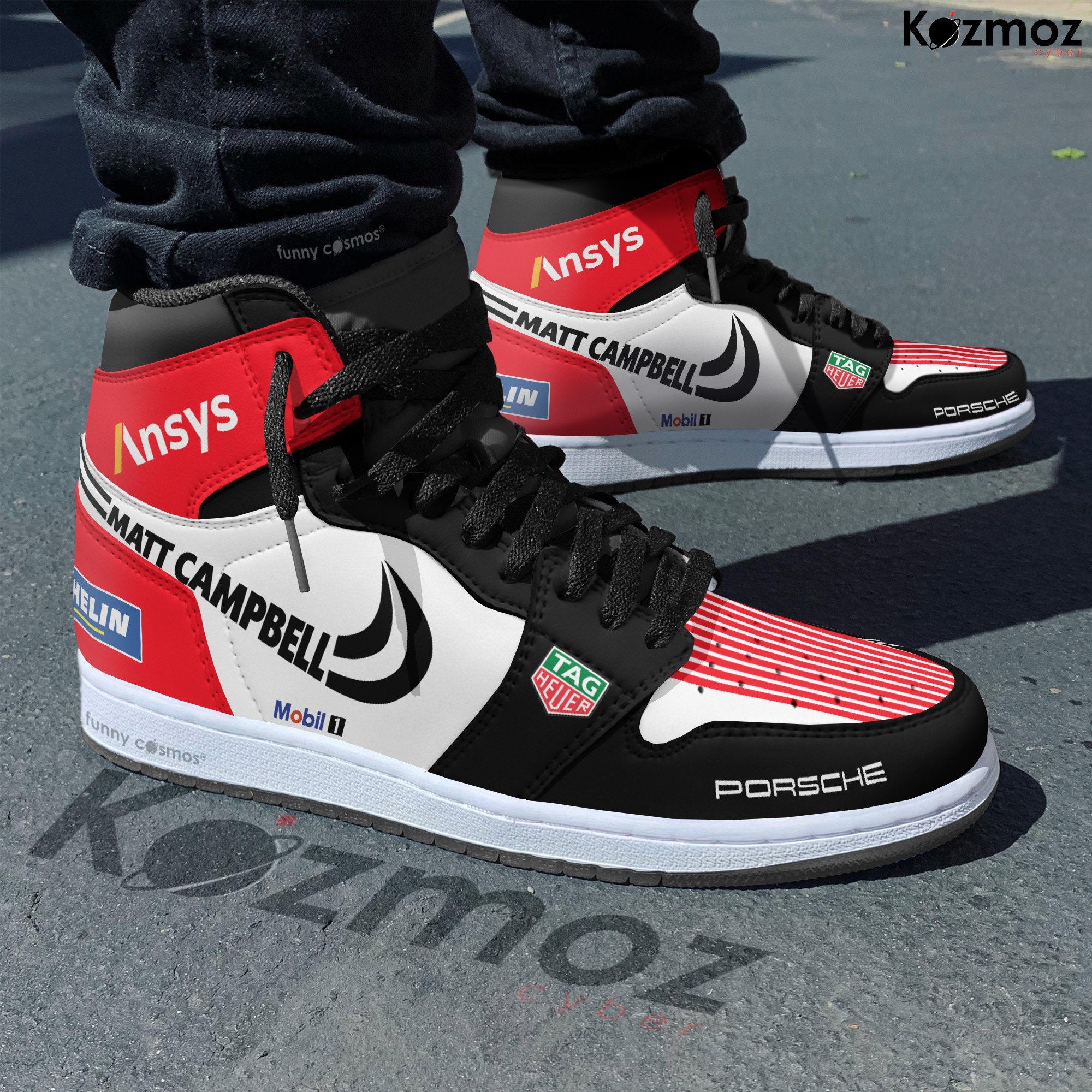 Ideafootwear Matt Campbell Porsh AJ1 High Sneakers Shoes For Men And Women