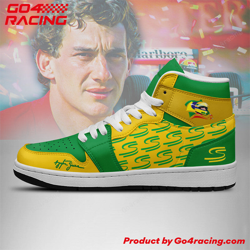 Ideafootwear Mecedes AMG F1 AJ1 High Sneakers Shoes For Men And Women