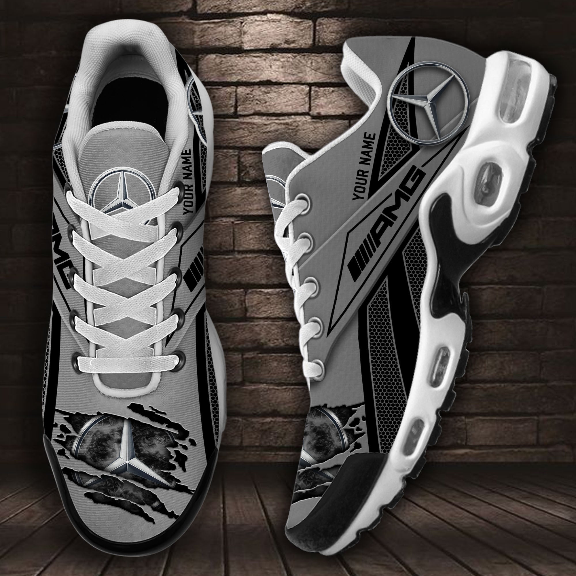 Ideafootwear Mercedes-AMG TN Shoes Sneakers For Men And Women