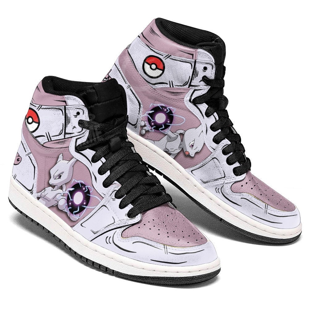Ideafootwear Mewtwo AJ1 High Sneakers Shoes For Men And Women