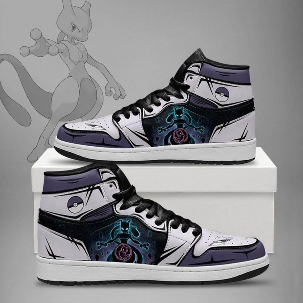 Ideafootwear Mewtwo AJ1 High Sneakers Shoes For Men And Women