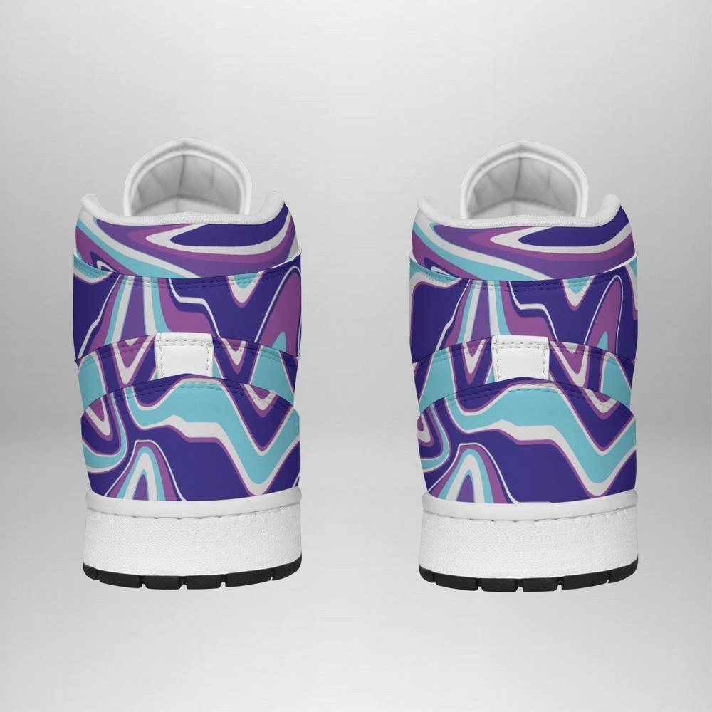 Ideafootwear Mewtwo Trippy Pokemon AJ1 High Sneakers Shoes For Men And Women