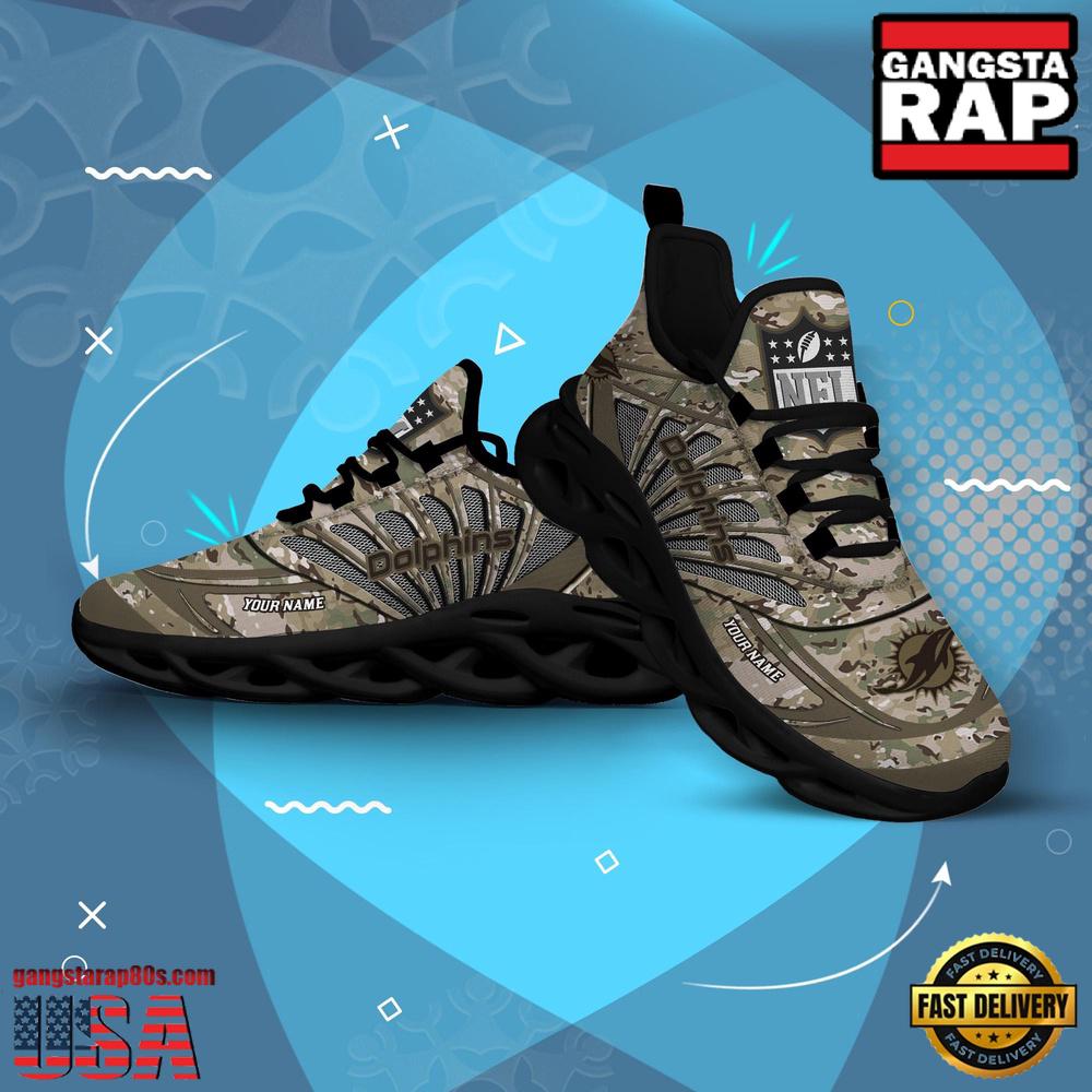 Ideafootwear Miami Dolphins Max Soul Shoes Sneakers For Men And Women