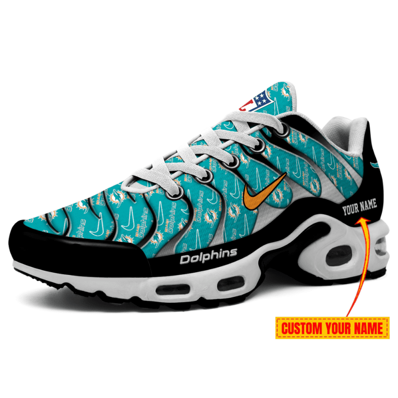 Ideafootwear Miami Dolphins TN Shoes Sneakers For Men And Women