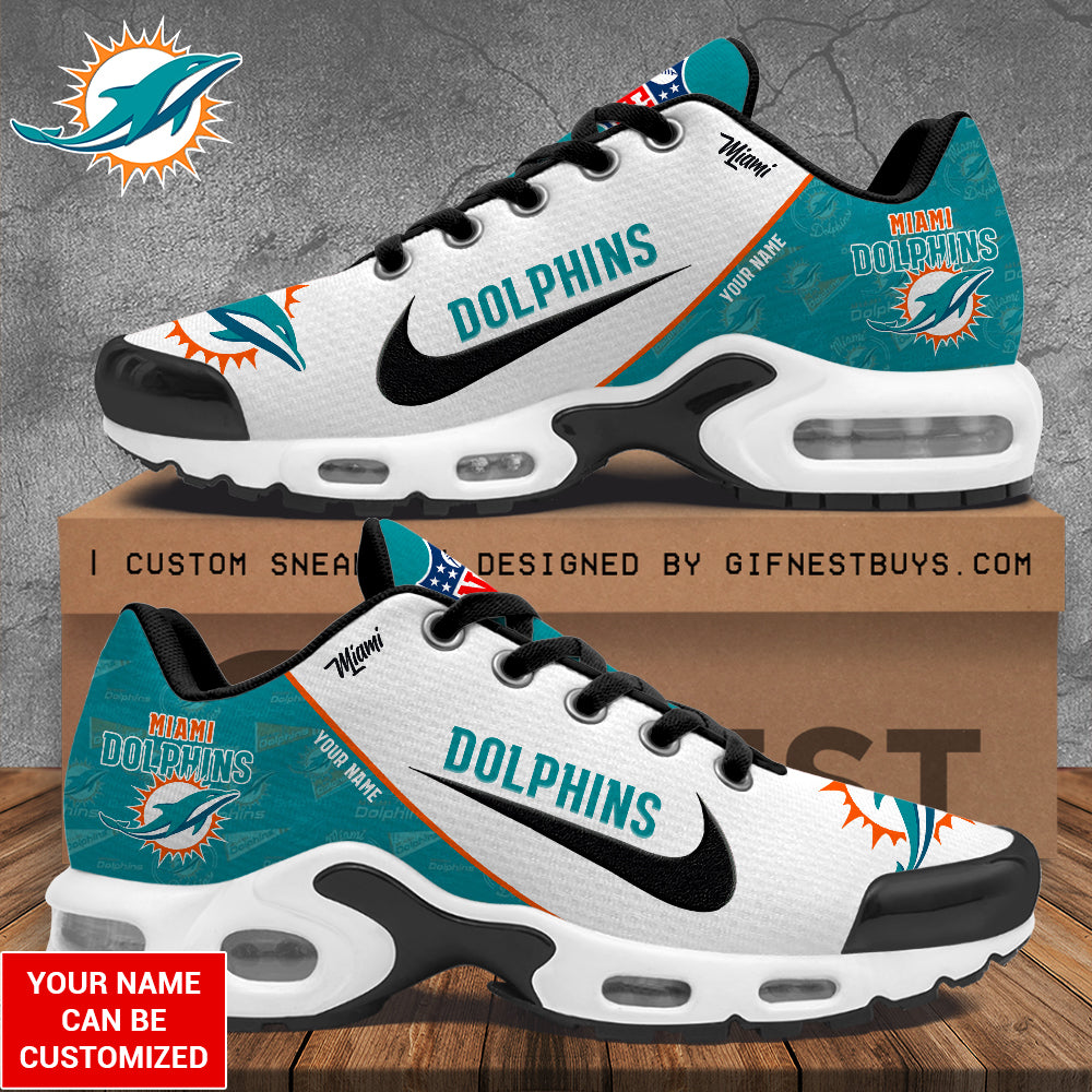 Ideafootwear Miami Dolphins TN Shoes Sneakers For Men And Women