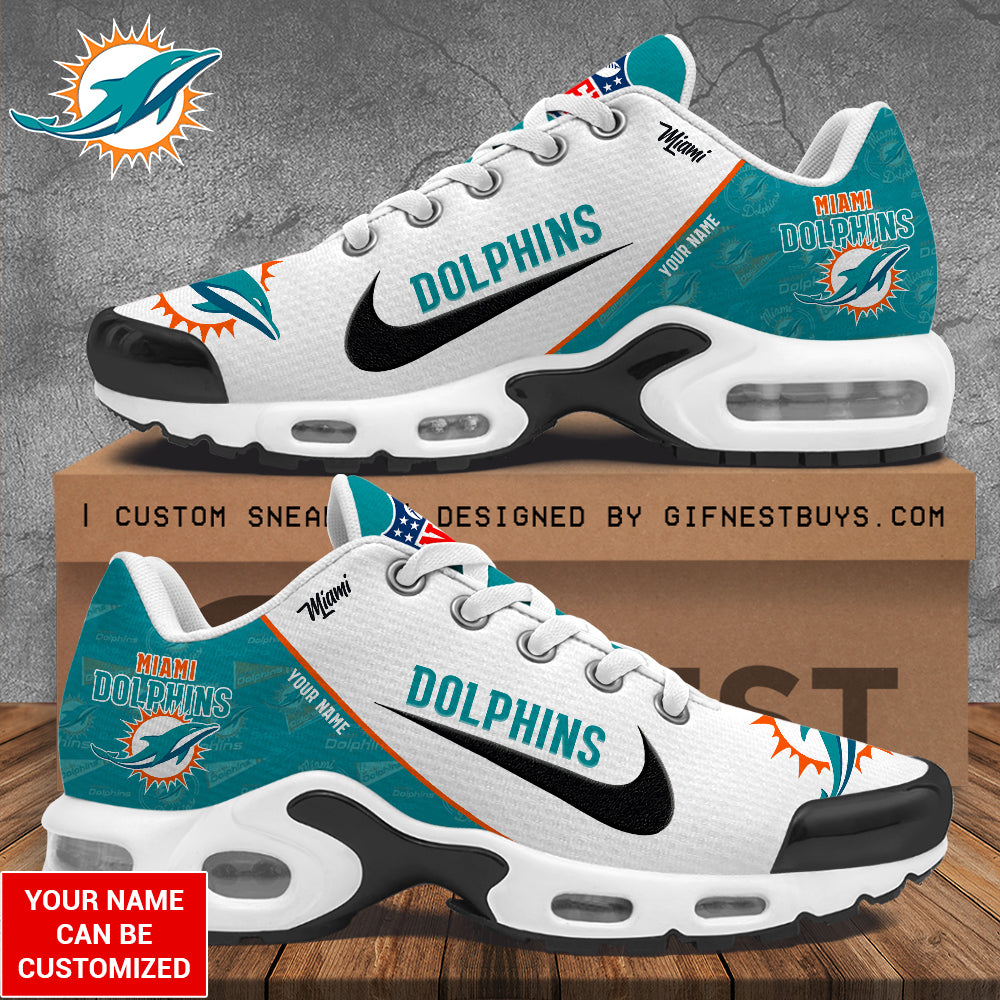 Ideafootwear Miami Dolphins TN Shoes Sneakers For Men And Women
