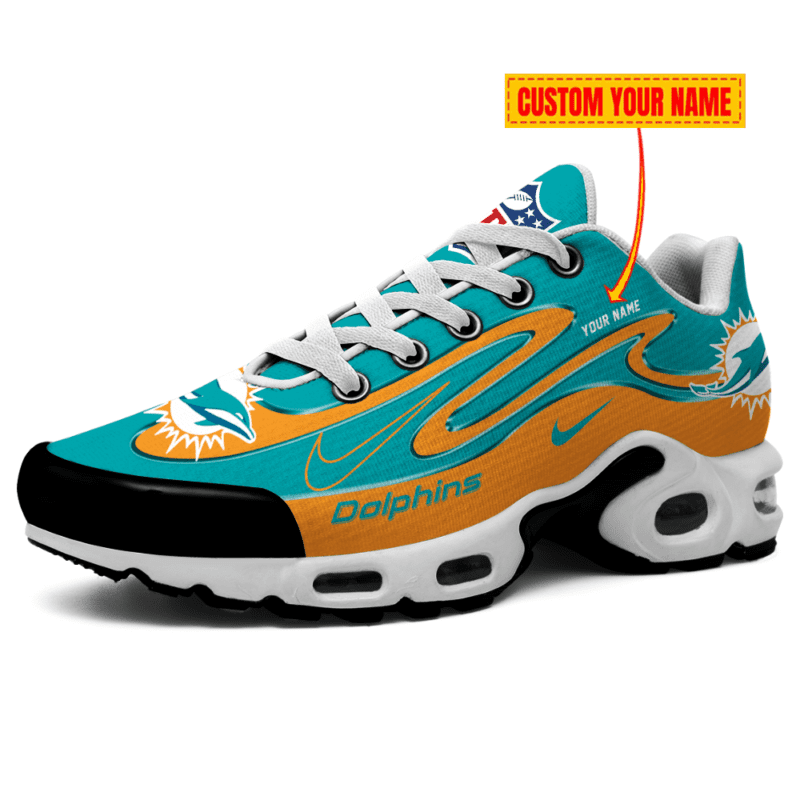 Ideafootwear Miami Dolphins TN Shoes Sneakers For Men And Women