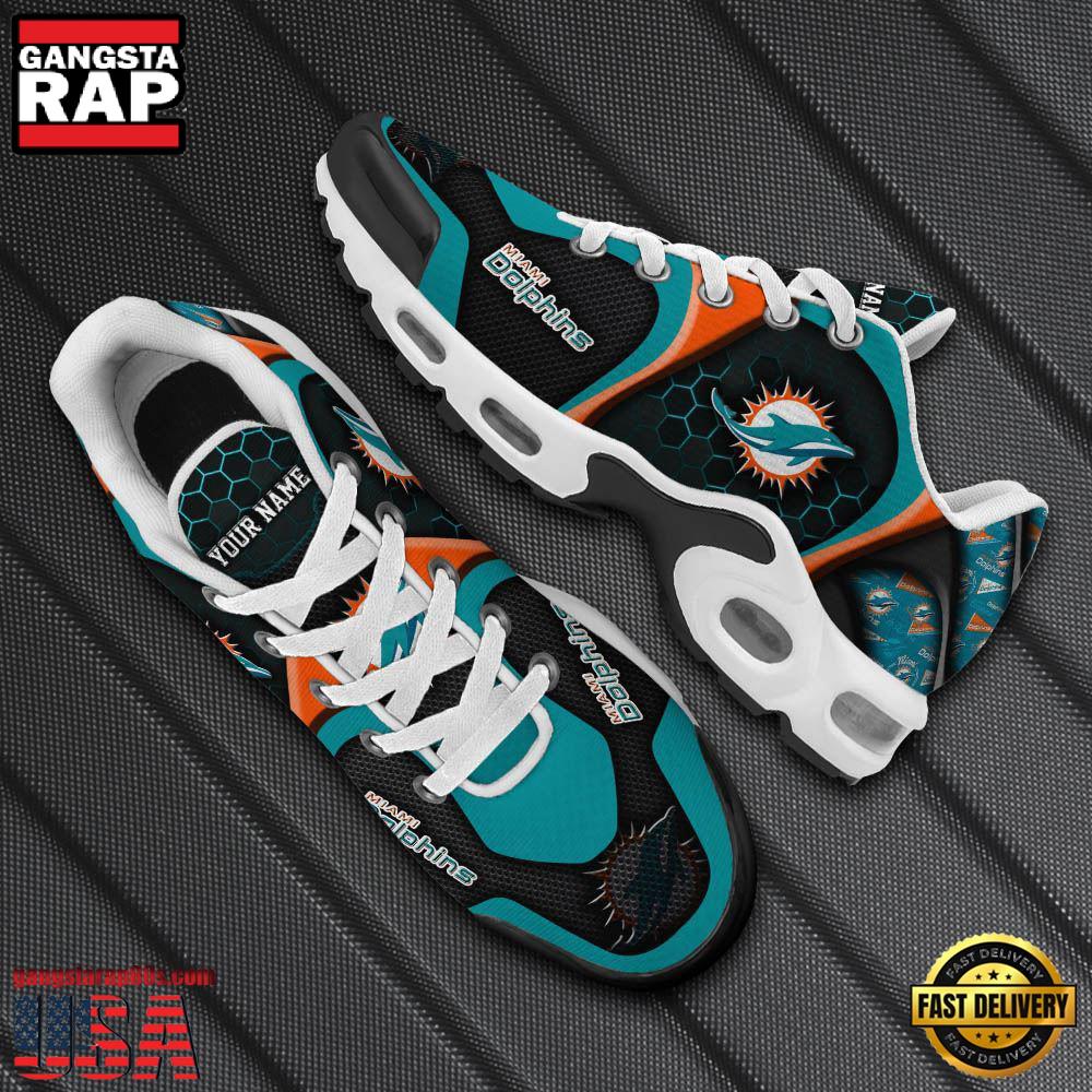 Ideafootwear Miami Dolphins TN Shoes Sneakers For Men And Women