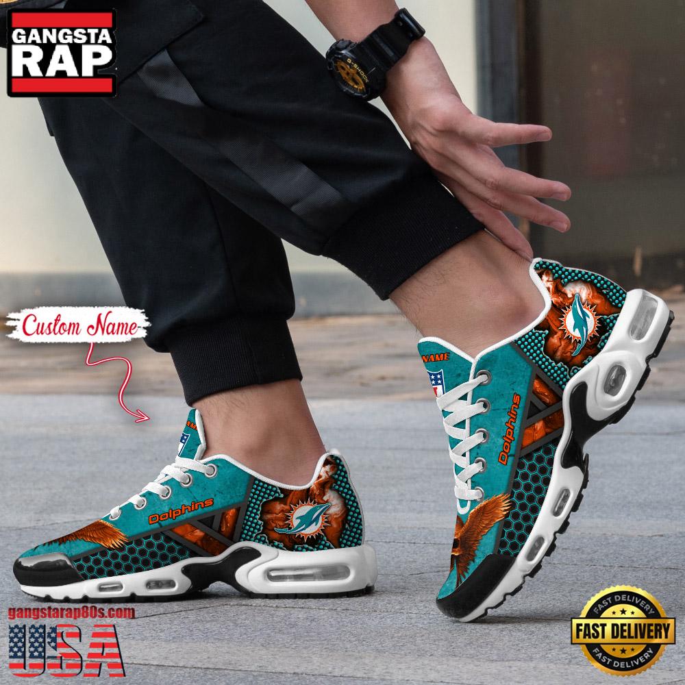 Ideafootwear Miami Dolphins TN Shoes Sneakers For Men And Women