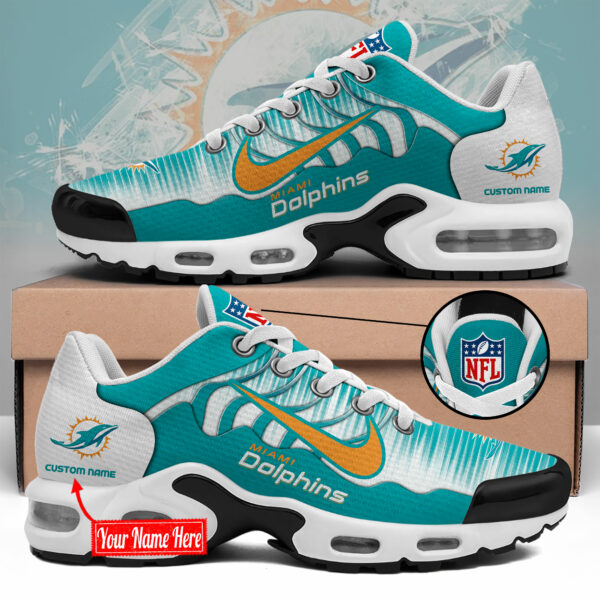 Ideafootwear Miami Dolphins TN Shoes Sneakers For Men And Women