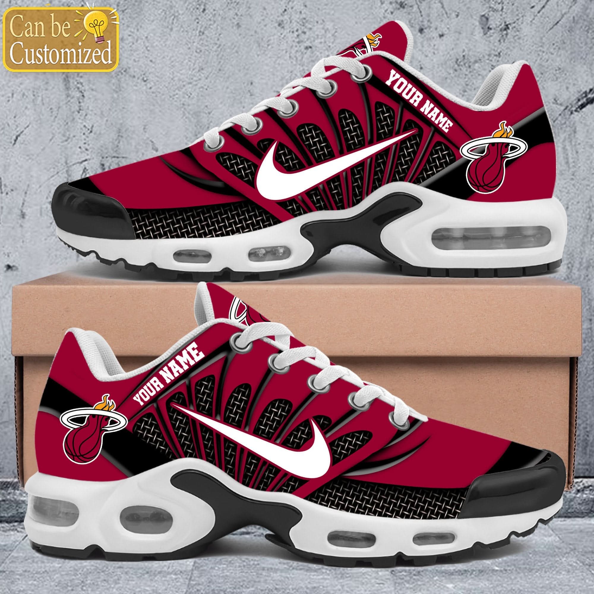 Ideafootwear Miami Heat TN Shoes Sneakers For Men And Women