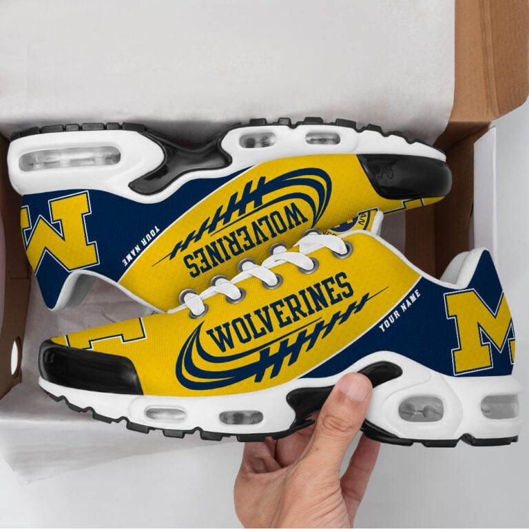 Ideafootwear Michigan Wolverines TN Shoes Sneakers For Men And Women