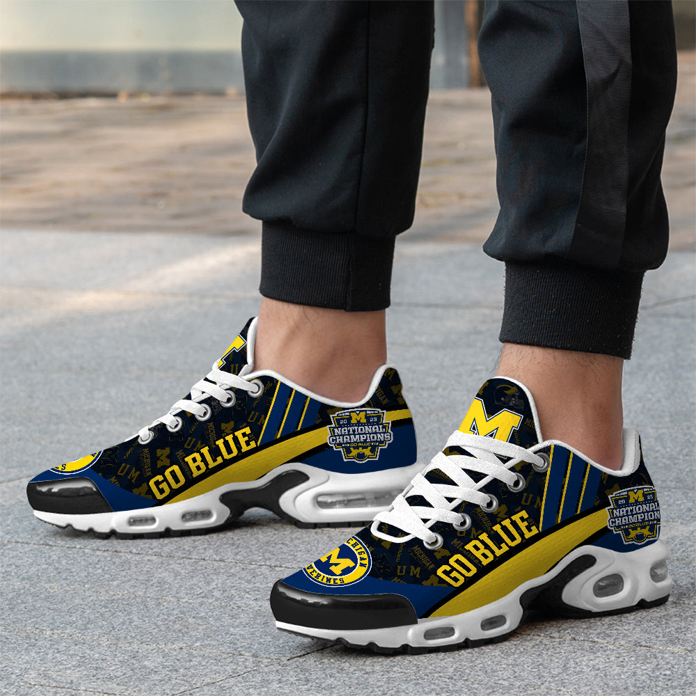 Ideafootwear Michigan Wolverines TN Shoes Sneakers For Men And Women
