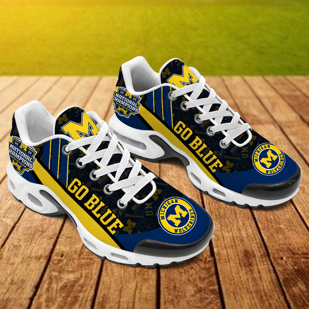 Ideafootwear Michigan Wolverines TN Shoes Sneakers For Men And Women