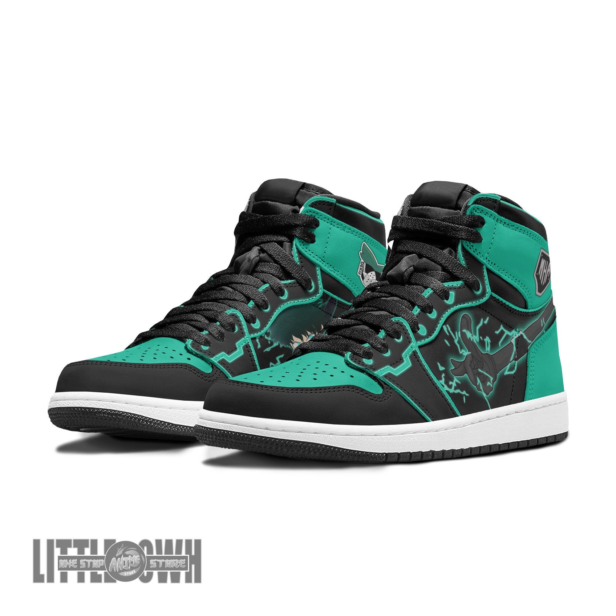 Ideafootwear Midoriya AJ1 High Sneakers Shoes For Men And Women