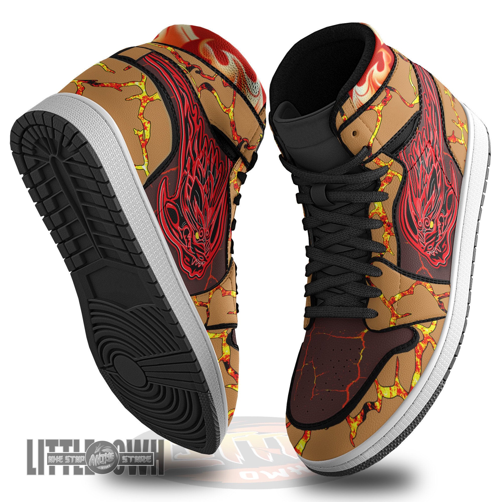 Ideafootwear Might Guy 8 Gates AJ1 High Sneakers Shoes For Men And Women