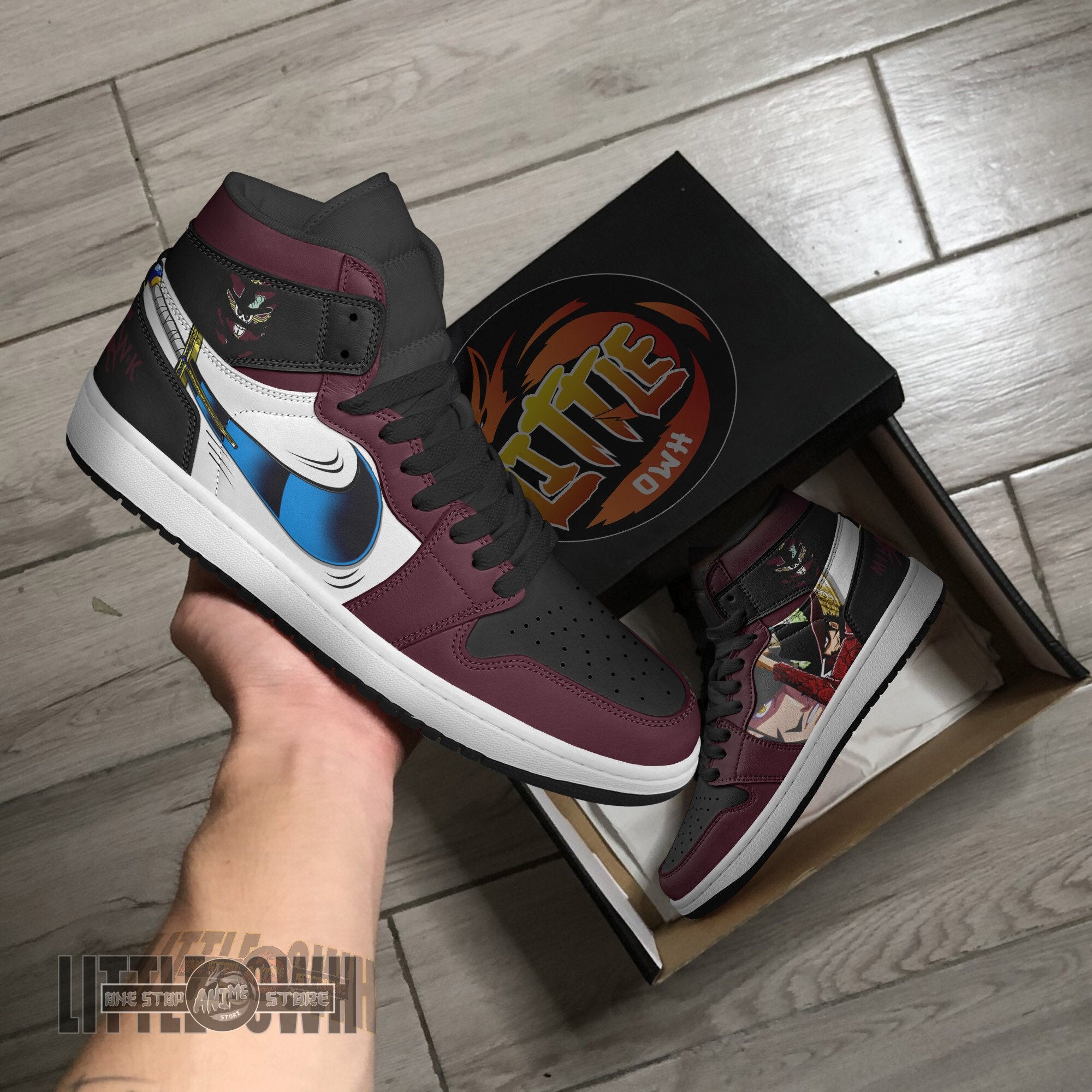 Ideafootwear Mihawk AJ1 High Sneakers Shoes For Men And Women