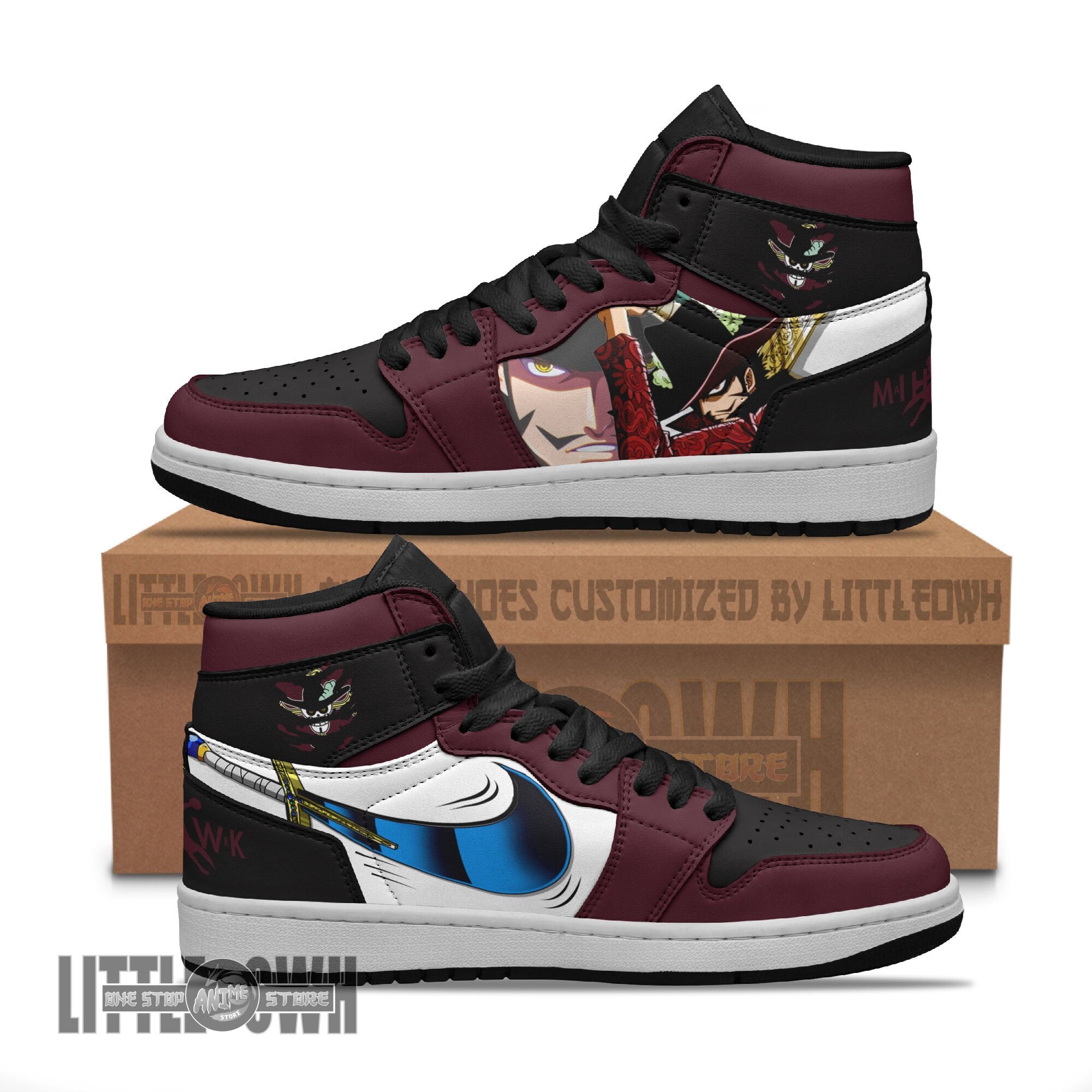 Ideafootwear Mihawk AJ1 High Sneakers Shoes For Men And Women