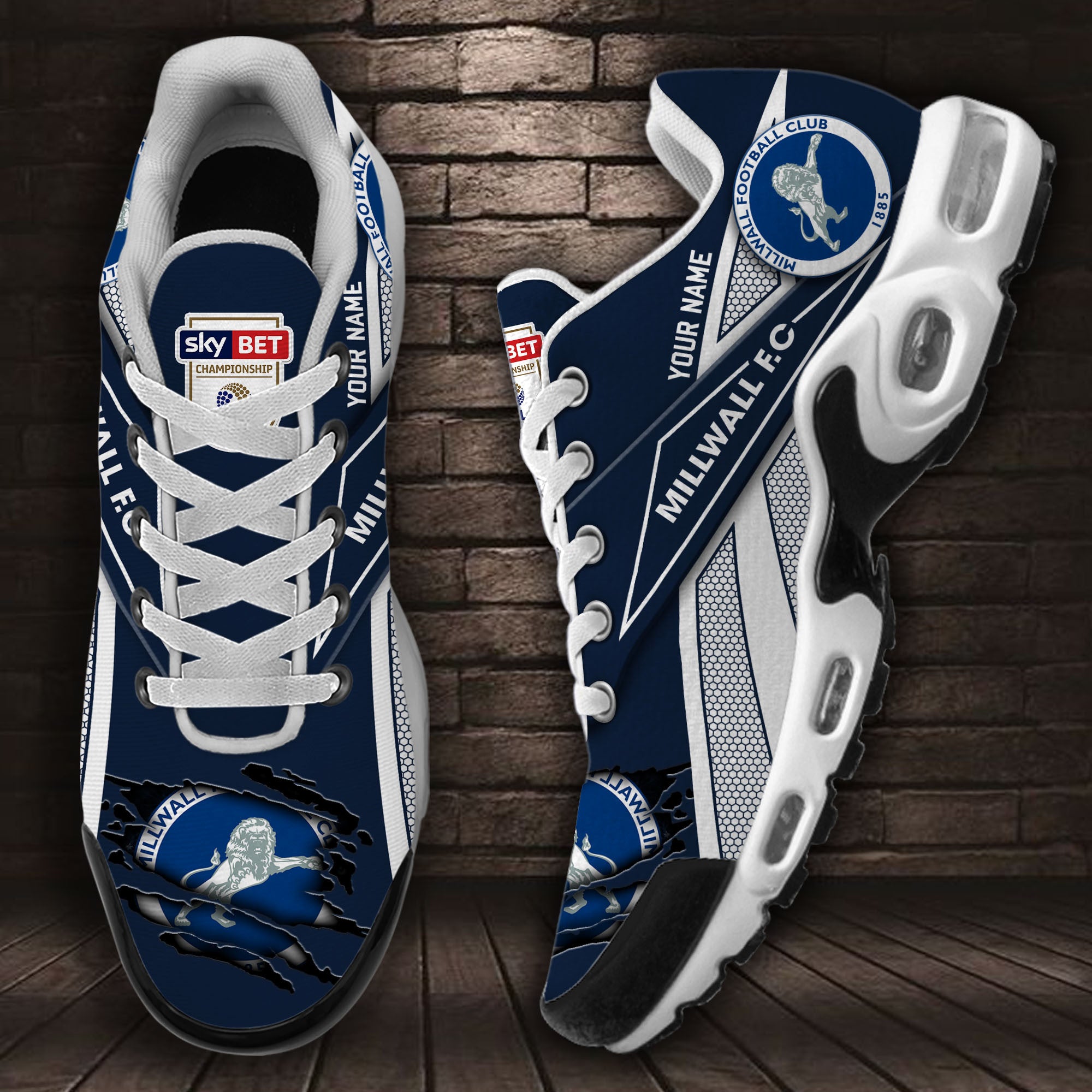 Ideafootwear Millwall F.C TN Shoes Sneakers For Men And Women