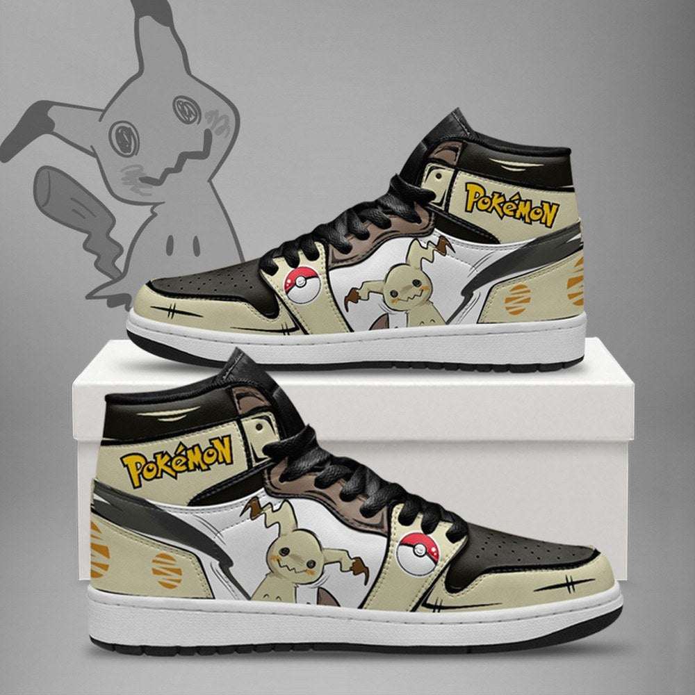 Ideafootwear Mimikyu AJ1 High Sneakers Shoes For Men And Women