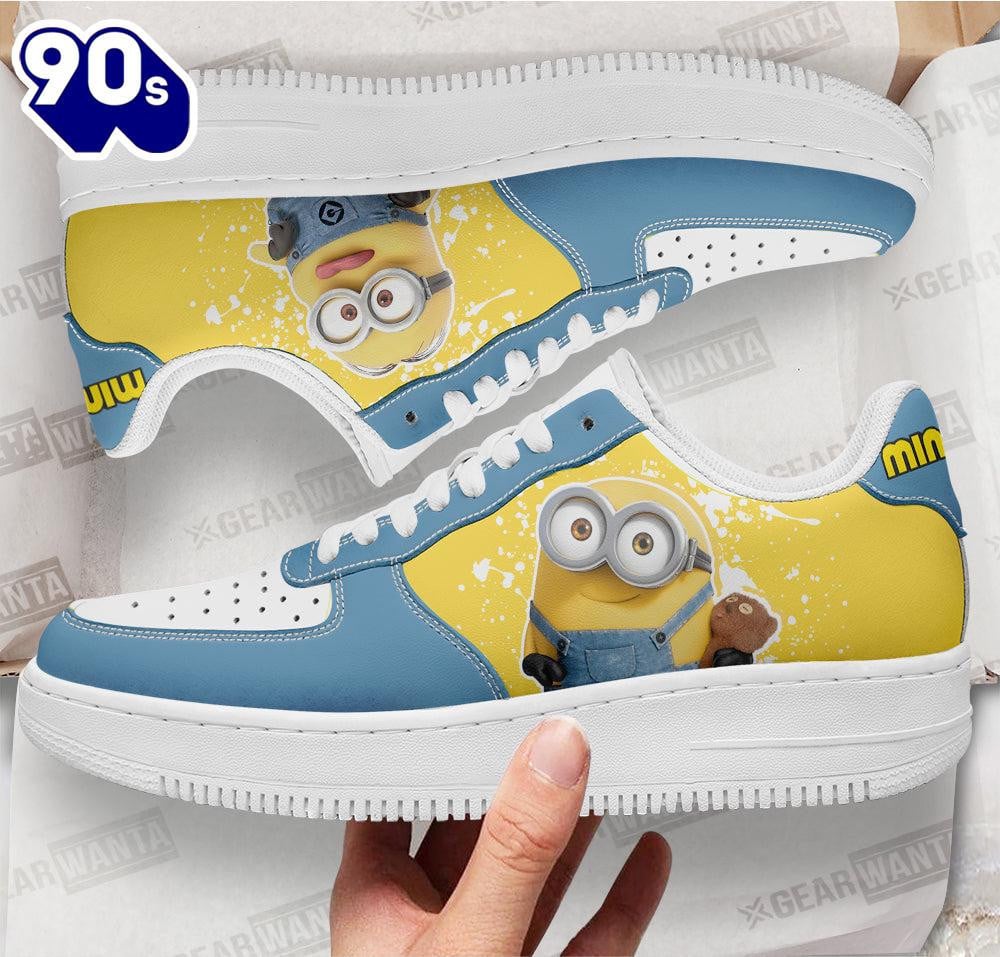 Ideafootwear Minion Air Low-Top Sneakers Shoes For Men And Women 3