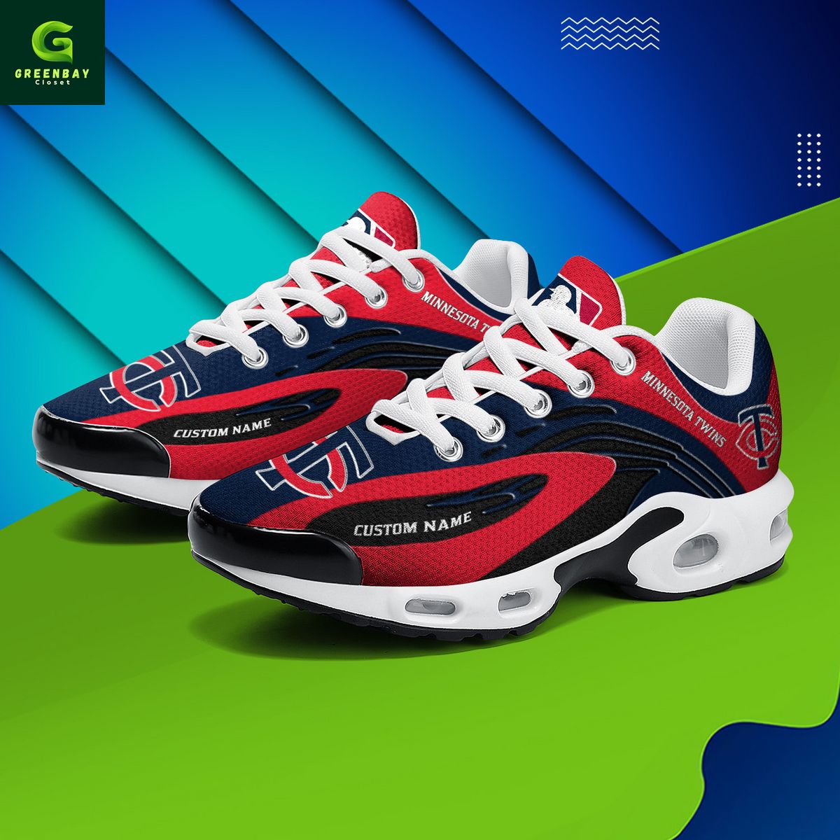 Ideafootwear Minnesota Twins TN Shoes Sneakers For Men And Women