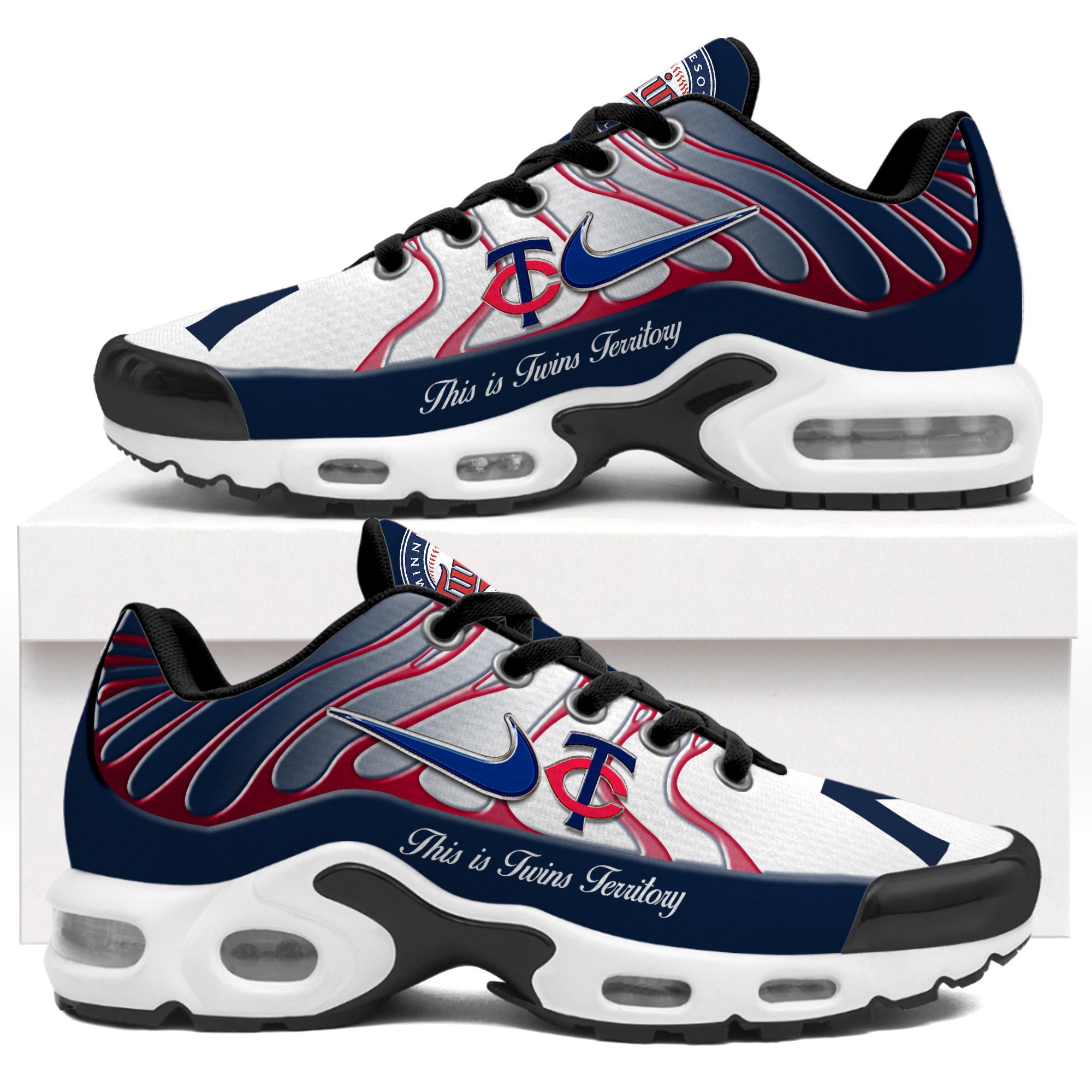 Ideafootwear Minnesota Twins TN Shoes Sneakers For Men And Women