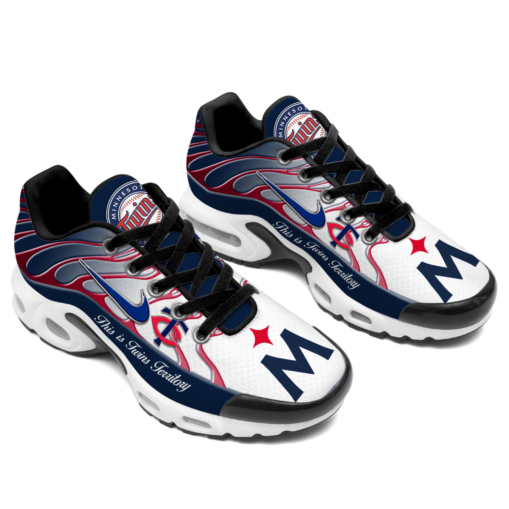 Ideafootwear Minnesota Twins TN Shoes Sneakers For Men And Women