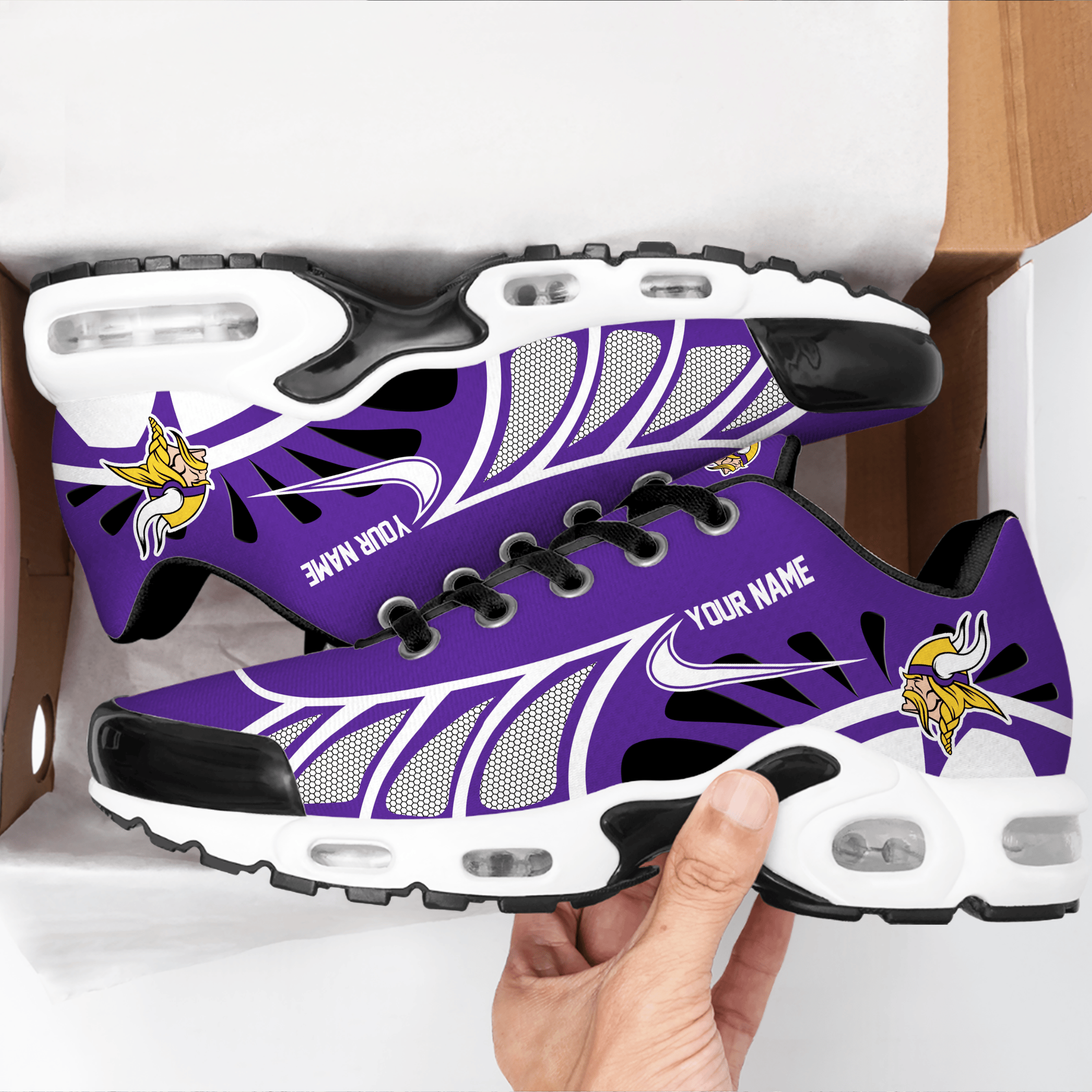 Ideafootwear Minnesota Vikings TN Shoes Sneakers For Men And Women