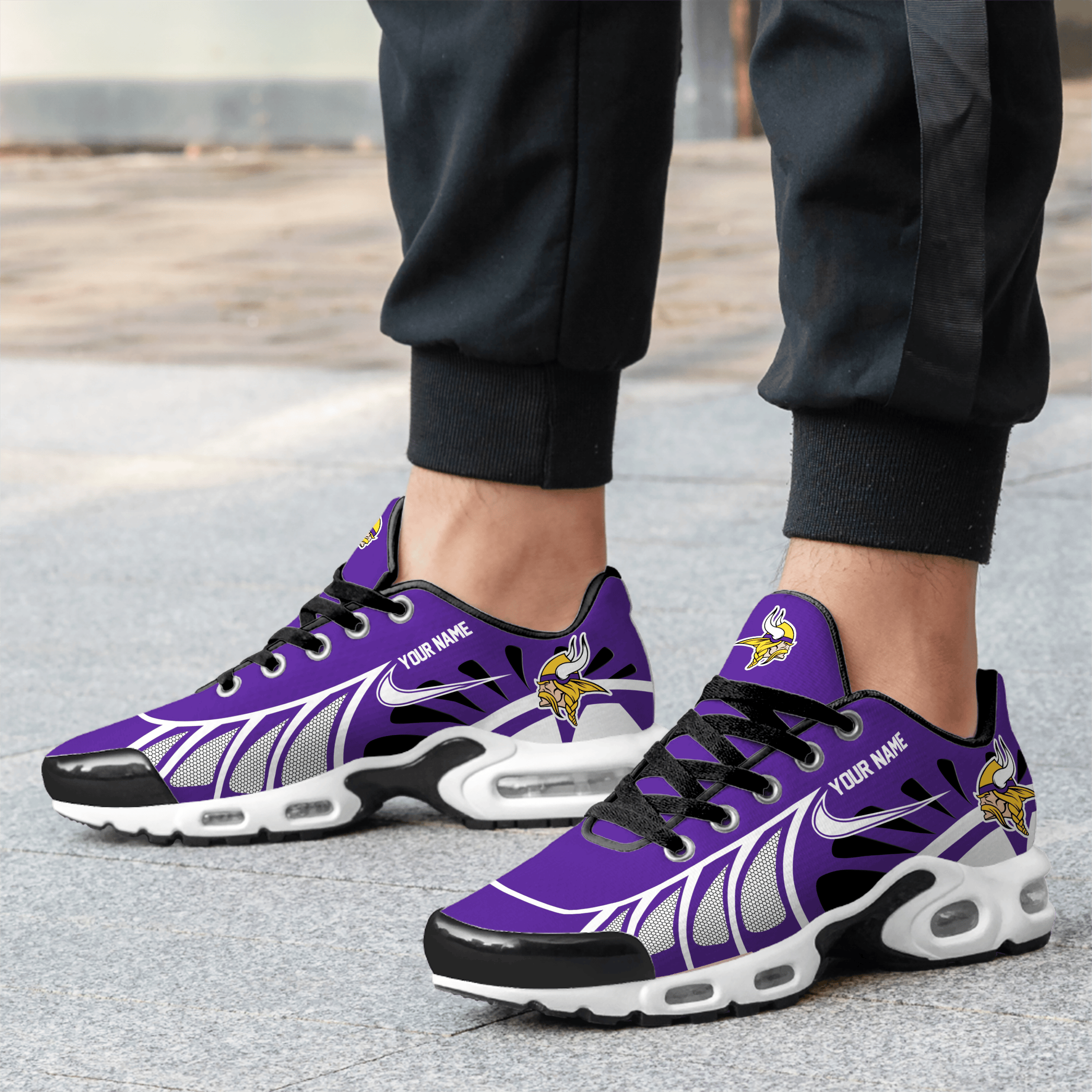 Ideafootwear Minnesota Vikings TN Shoes Sneakers For Men And Women