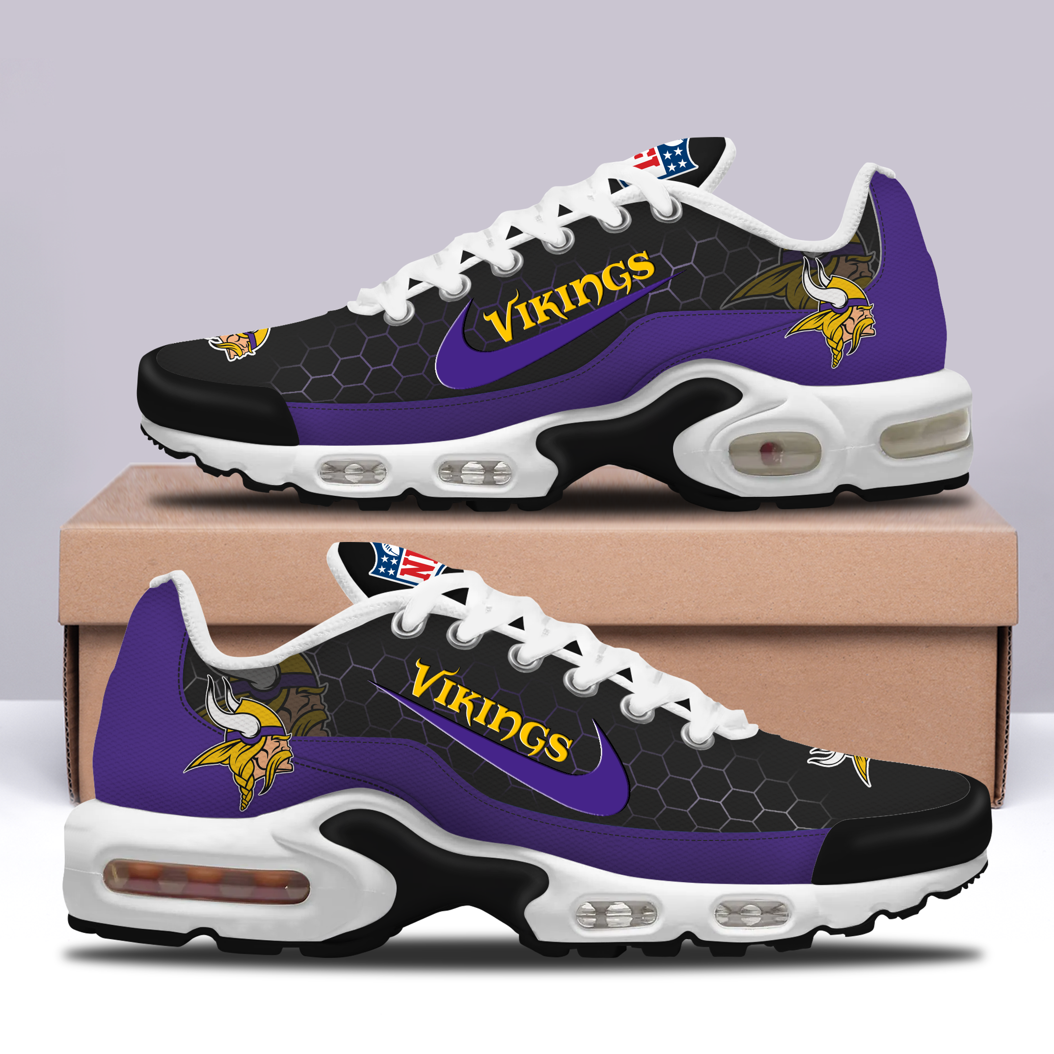 Ideafootwear Minnesota Vikings TN Shoes Sneakers For Men And Women