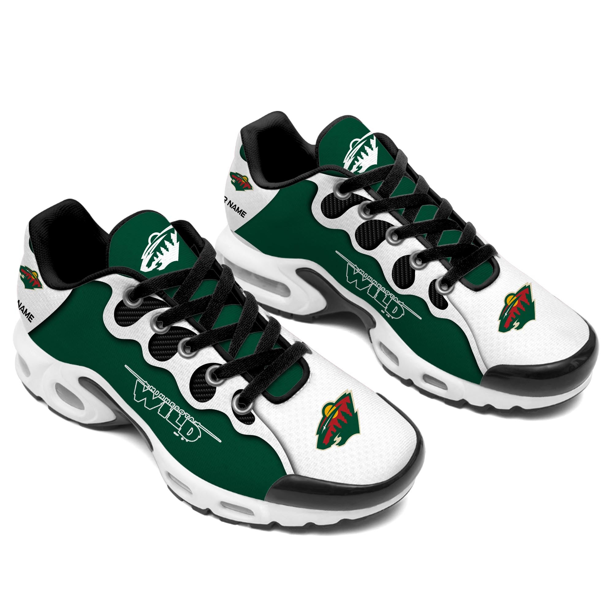 Ideafootwear Minnesota Wild TN Shoes Sneakers For Men And Women