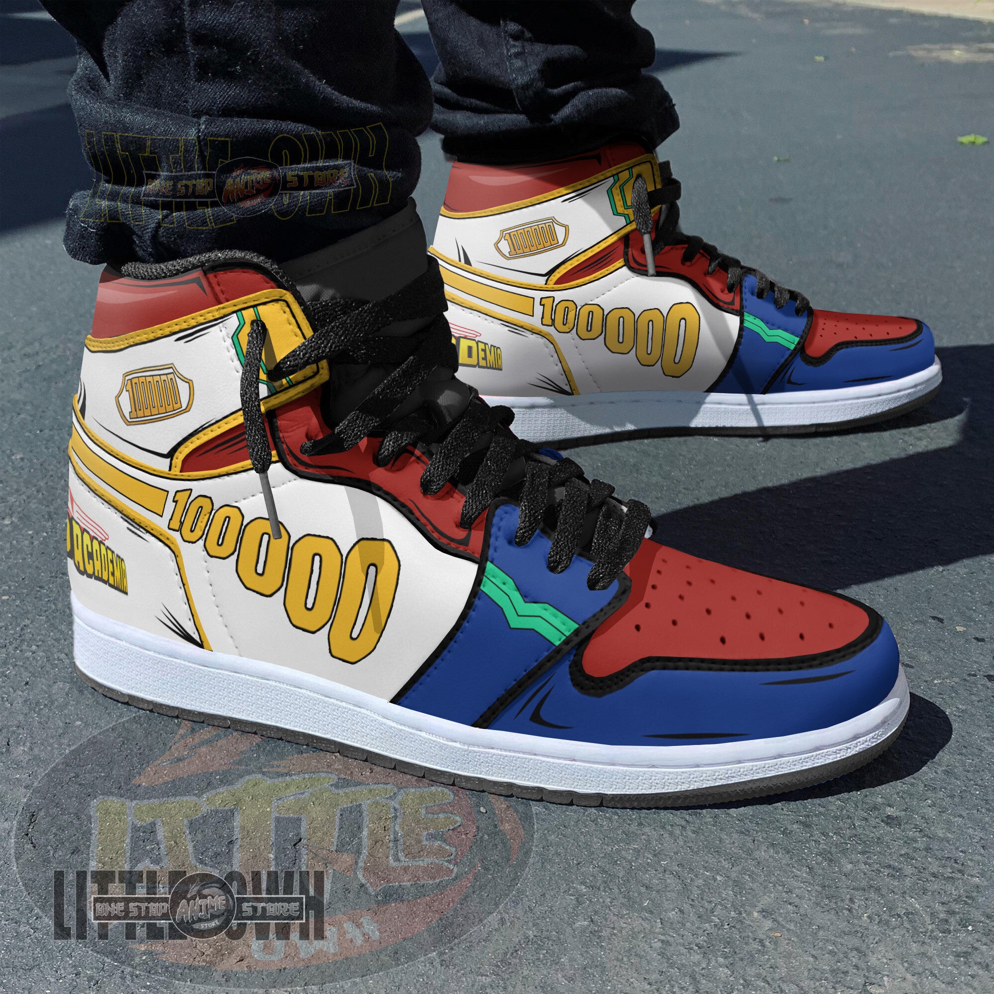 Ideafootwear Mirio Togata AJ1 High Sneakers Shoes For Men And Women