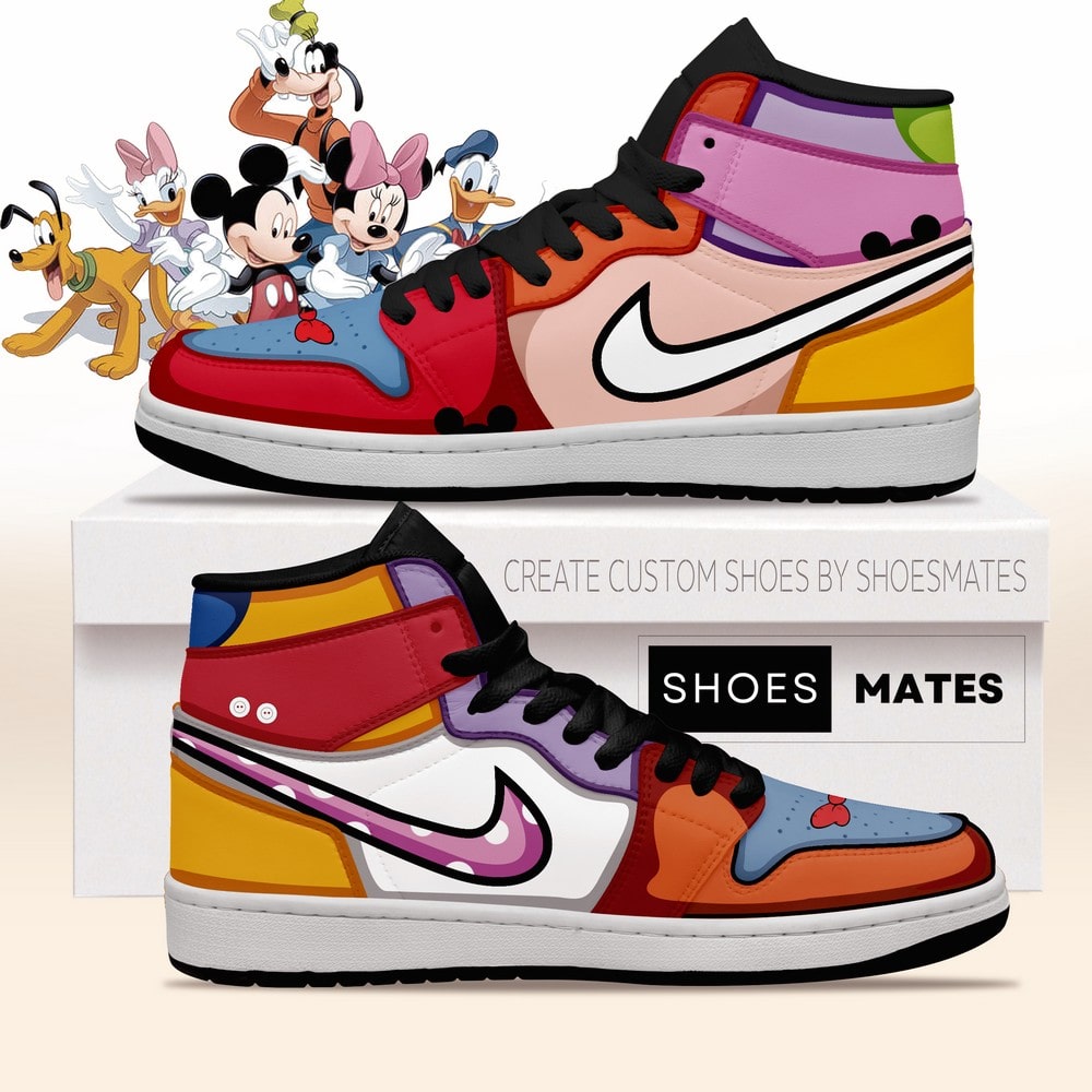 Ideafootwear M.M. Clubhouse AJ1 High Sneakers Shoes For Men And Women