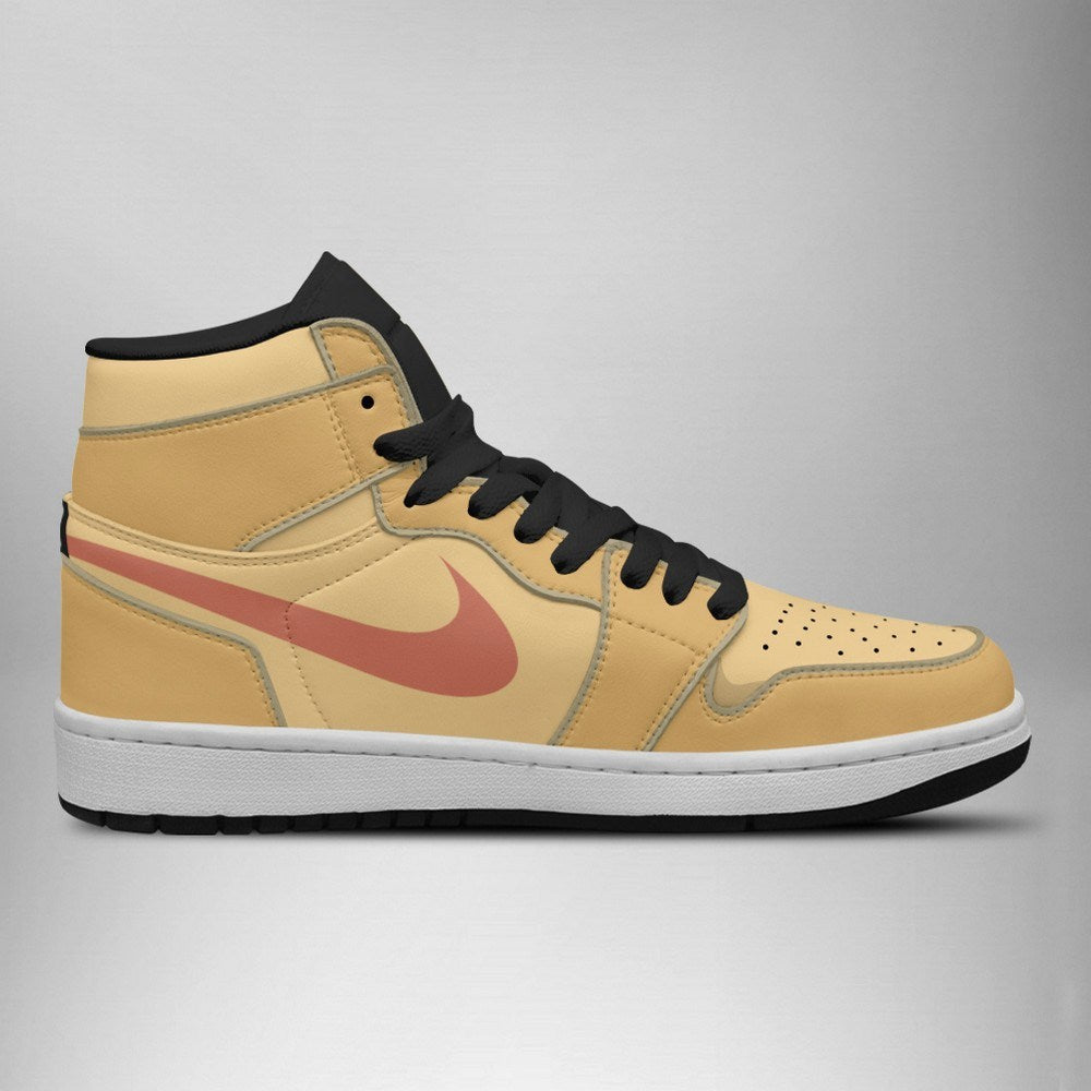 Ideafootwear Moltres AJ1 High Sneakers Shoes For Men And Women