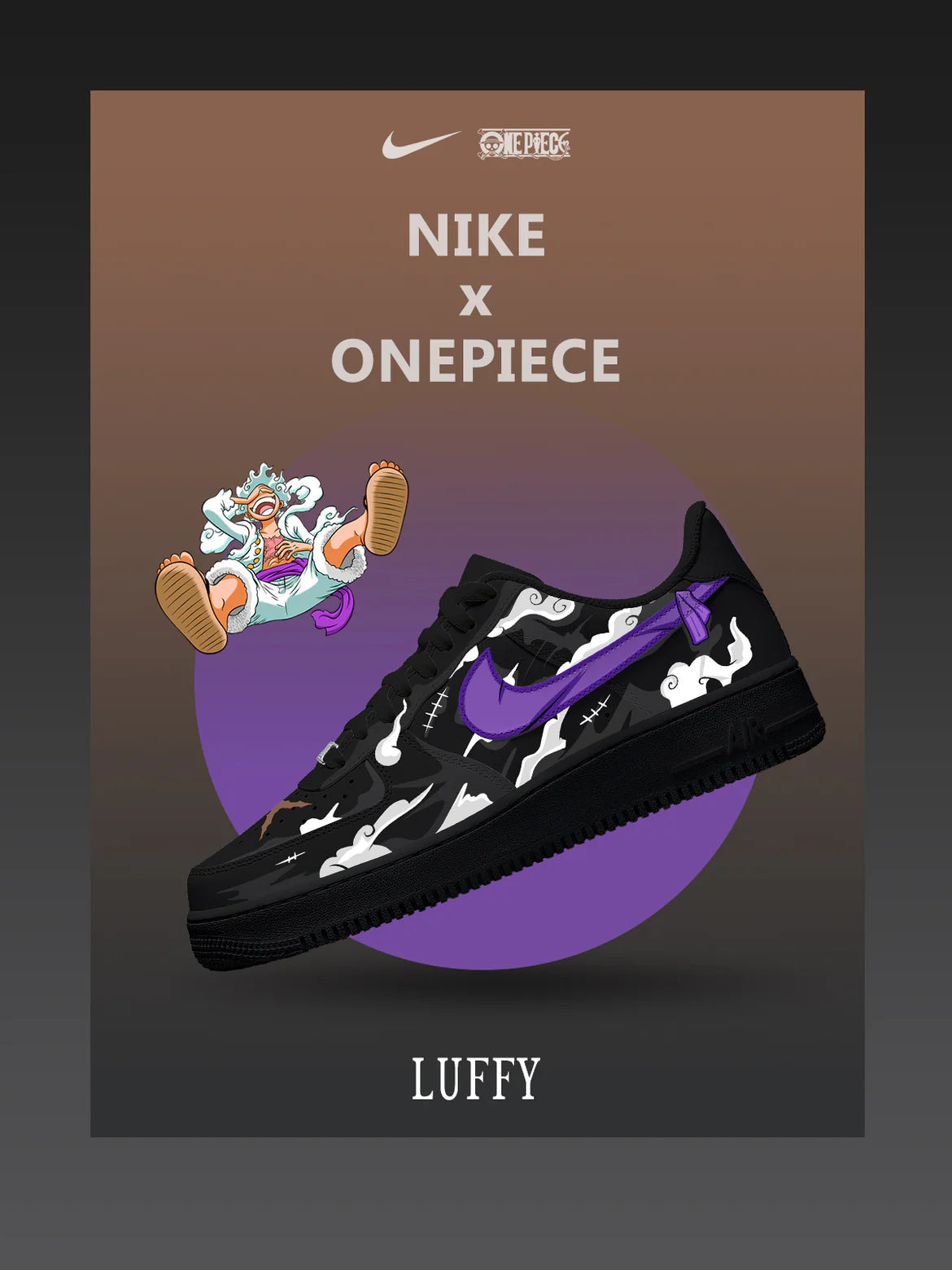 Ideafootwear Monkey D. Luffy Air Low-Top Sneakers Shoes For Men And Women 1